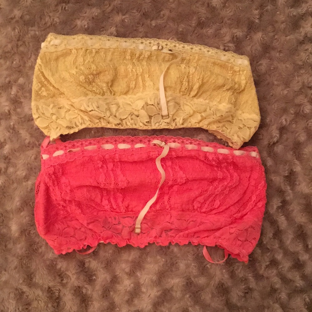 Free People original,  adjustable front bandeaus.